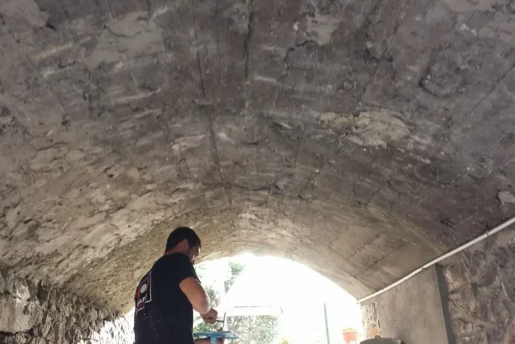 David Terrassement Renovation Construction D T R C Mur En Pierre A Levens Pres D Aspremont Maconnerie 8