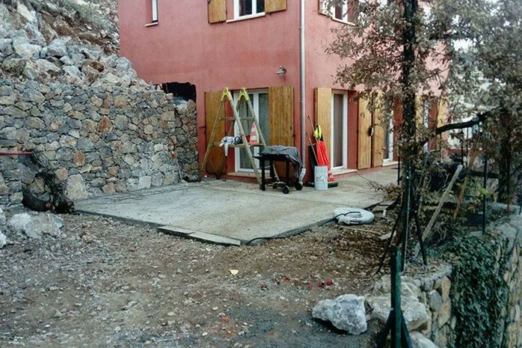 David Terrassement Renovation Construction D T R C Mur En Pierre A Levens Pres D Aspremont Renovation 3